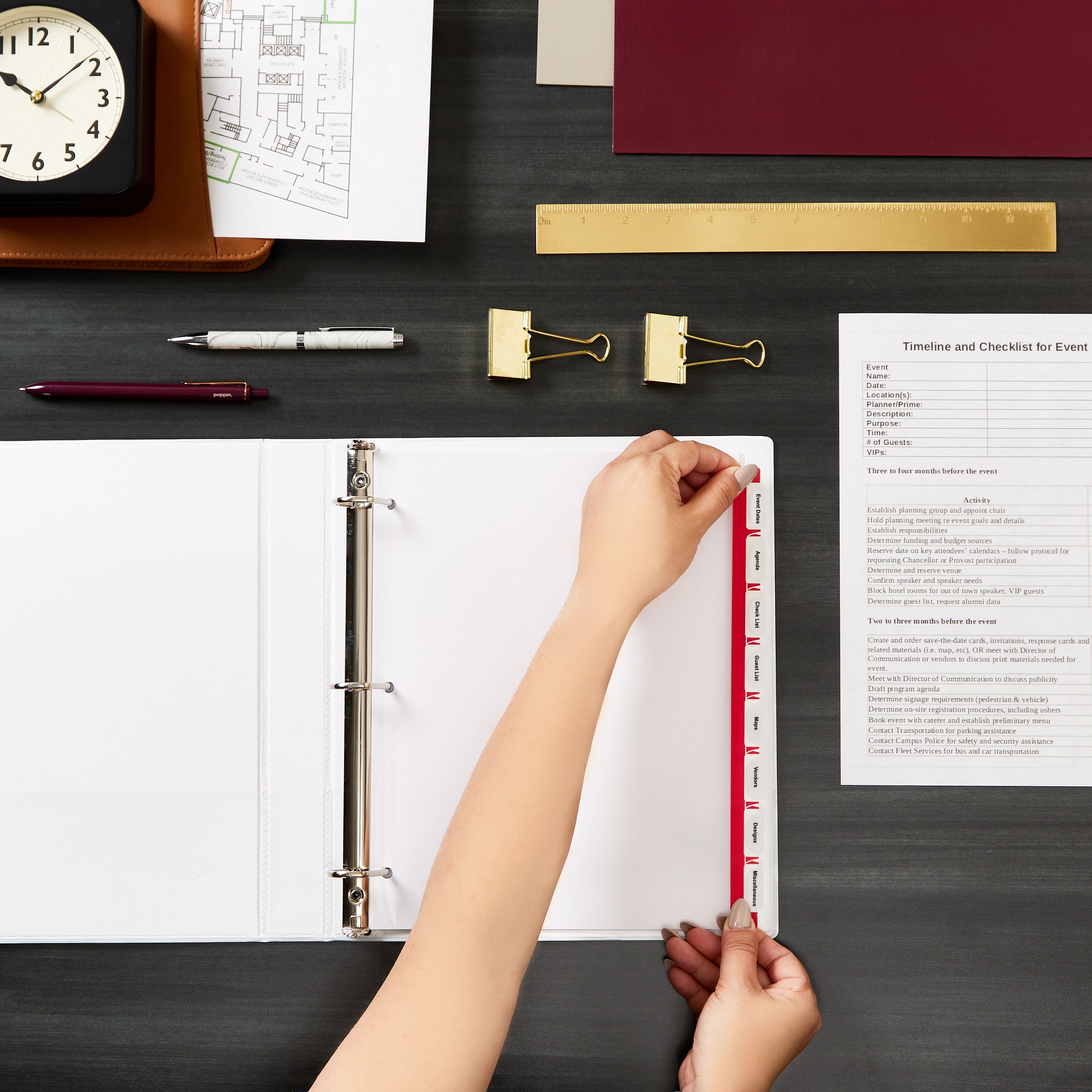 Avery Print & Apply Divider, Index Maker® Easy Apply™ 8-Tab Set